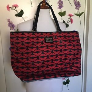 LULU Red Lip Bag
